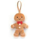 WESOŁY PIERNIKOWY CHŁOPIEC pluszowa zawieszka na choinkę 10 cm Jellycat 0+