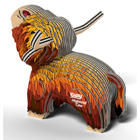 SZKOCKA KROWA układanka przestrzenna 3D