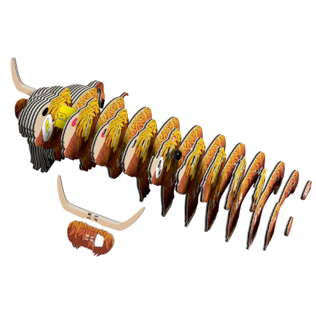 SZKOCKA KROWA układanka przestrzenna 3D