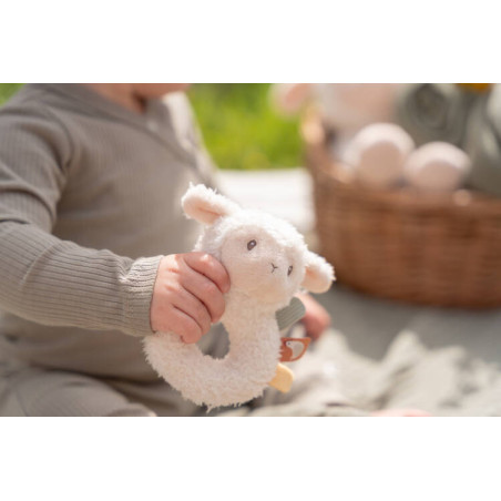 OWIECZKA materiałowa grzechotka Little Farm