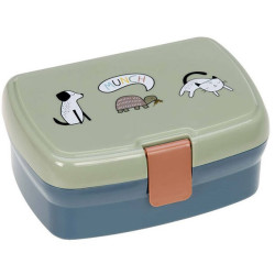 ZWIERZĄTKA śniadaniówka z wkładką lunchbox Happy Prints