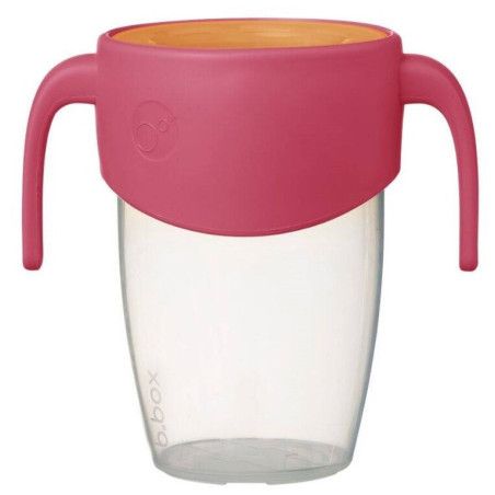 RÓŻOWY kubek treningowy 360 Strawberry Shake