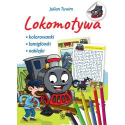 LOKOMOTYWA łamigłówki z naklejkami