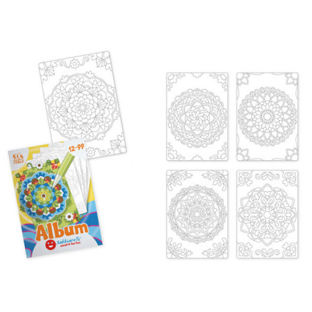 MANDALA ART album do kolorowania magicznym piaskiem