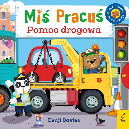 MIŚ PRACUŚ POMOC DROGOWA książka z ruchomymi elementami B.Davies