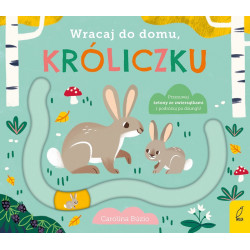 WRACAJ DO DOMU, KRÓLICZKI książeczka prowadzenie po śladzie