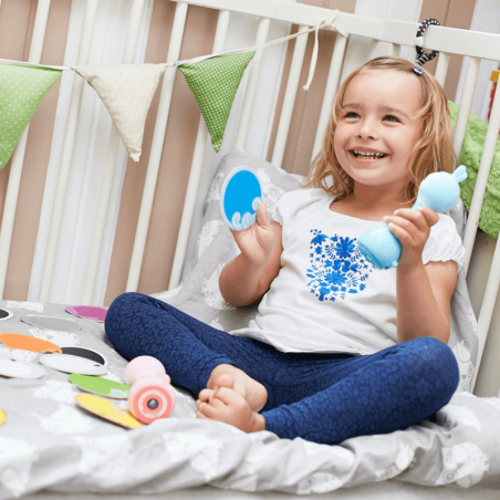 NIEBIESKI KRÓLICZEK interaktywna zabawka edukacyjna Smarty Bunny