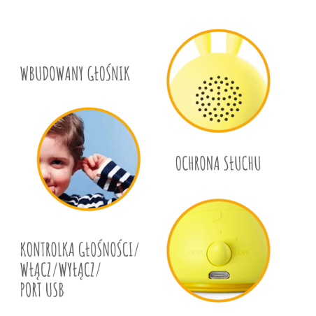 NIEBIESKI KRÓLICZEK interaktywna zabawka edukacyjna Smarty Bunny