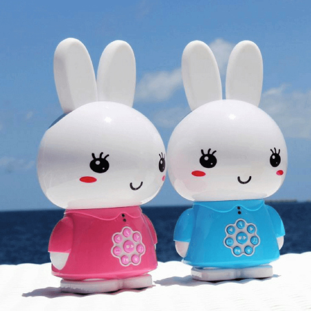 RÓŻOWY KRÓLICZEK interaktywna zabawka edukacyjna Honey Bunny