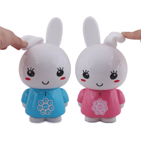 RÓŻOWY KRÓLICZEK interaktywna zabawka edukacyjna Honey Bunny