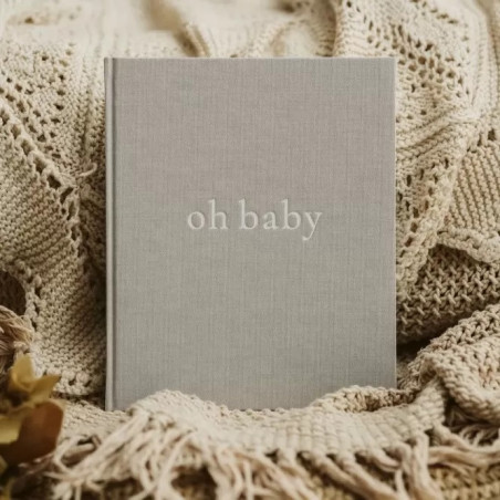 OH BABY pamiętnik dziecka Classic Grey