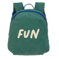 FUN mini plecak sztruks ocean green Little Gang