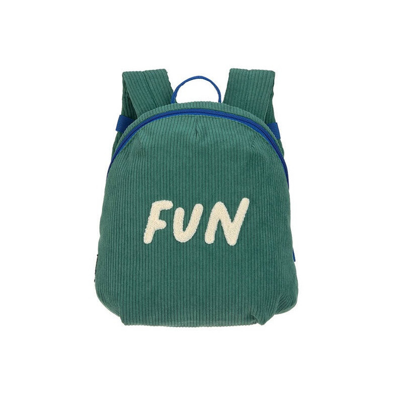 FUN mini plecak sztruks ocean green Little Gang