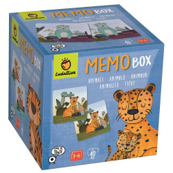 MEMO BOX - gra pamięciowa memory ZWIERZĘTA