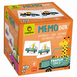 MEMO BOX - gra pamięciowa memory SAMOCHODY