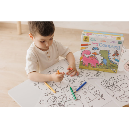 ŁATWE KOLOROWANIE zestaw kreatywny dla najmłodszych Crea Dudù