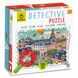 MIASTO puzzle - gra detektywistyczna - DETECTIVE PUZZLE