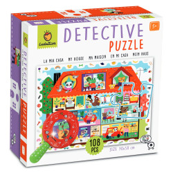 MÓJ DOM puzzle - gra detektywistyczna - DETECTIVE PUZZLE