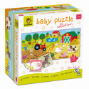 FARMA dwustronne puzzle dla najmłodszych NA WSI 9 obrazków Baby puzzle