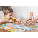 FARMA dwustronne puzzle dla najmłodszych NA WSI 9 obrazków Baby puzzle