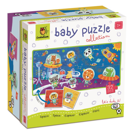 KOSMOS dwustronne puzzle dla najmłodszych 9 obrazków Baby puzzle