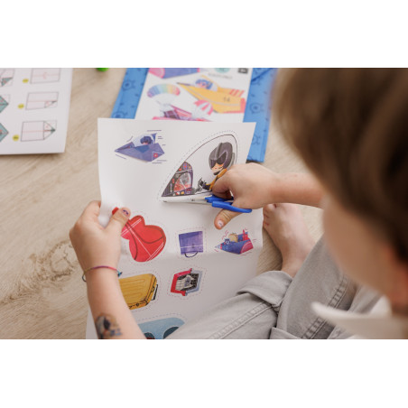 SAMOLOTY zestaw kreatywny EASY ORIGAMI