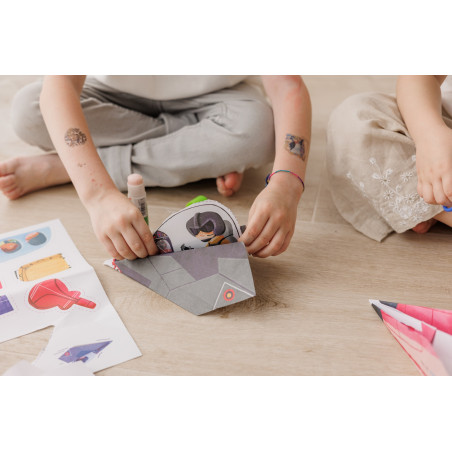 SAMOLOTY zestaw kreatywny EASY ORIGAMI