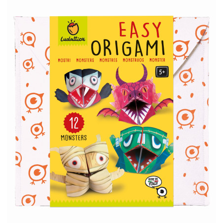 SMOKI i POTWORKI zestaw kreatywny EASY ORIGAMI