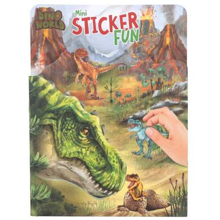 DINOZAURY książeczka z naklejkami Mini sticker fun Dino World