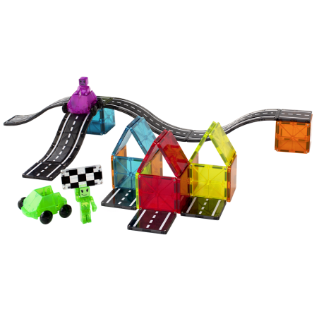 DOWNHILL DUO magnetyczne klocki zestaw 40 el.