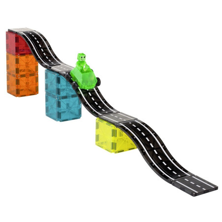 DOWNHILL DUO magnetyczne klocki zestaw 40 el.