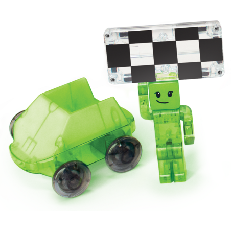 DOWNHILL DUO magnetyczne klocki zestaw 40 el.