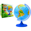 GLOBUS FIZYCZNY mapa świata 16 cm