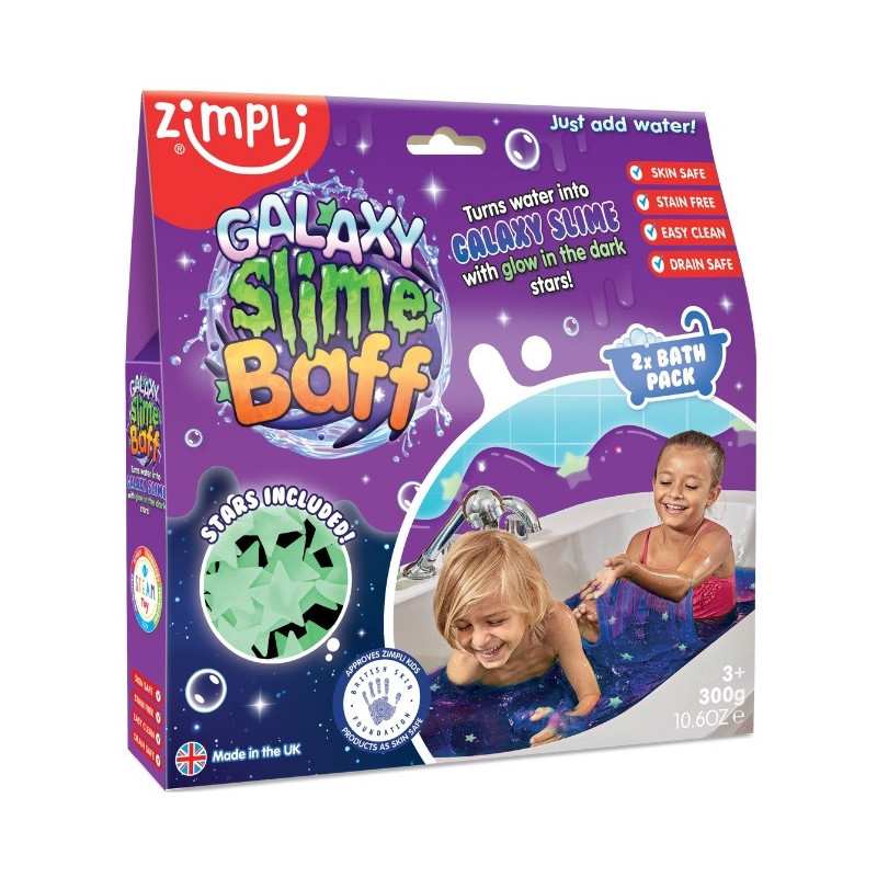 ZESTAW DO ROBIENIA GLUTÓW Z GWIAZDKAMI Galaxy Slime Baff 300g