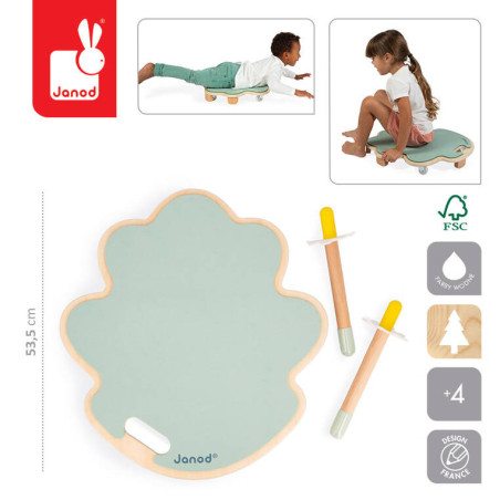 LIŚĆ deska na kółkach Sweet Cocoon