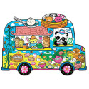 FOOD TRUCK tekturowe puzzle konturowe 75 el.