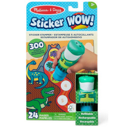 DINOZAUR stempel z naklejkami Sticker Wow