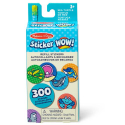 ŻÓŁW naklejki uzupełniające zestaw 300 szt. Sticker Wow