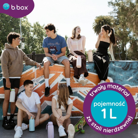 BUTELKA TERMICZNA ze składanym ustnikiem Deep Space 1L