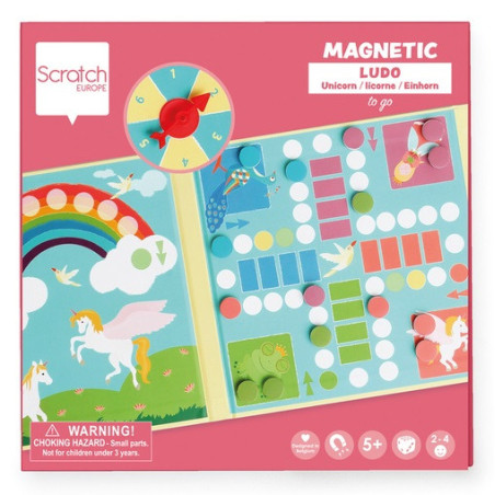 JEDNOROŻCE magnetyczna gra podróżna Chińczyk