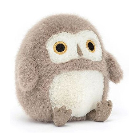 SOWA BEŻOWA przytulanka 11 cm