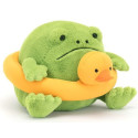 Deszczowa żaba RICKY z kaczuszką przytulanka 18 cm