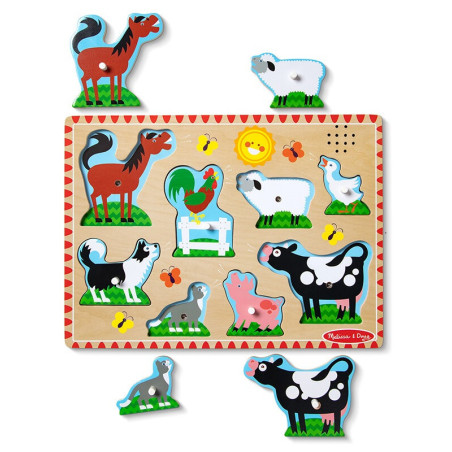 GOSPODARSTWO układanka z dźwiękiem