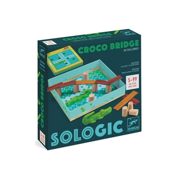 CROCO BRIDGE gra logiczna układanka Sologic