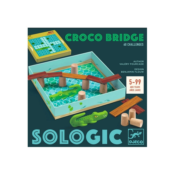 CROCO BRIDGE gra logiczna układanka Sologic