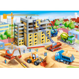 WIELKI PLAC BUDOWY puzzle tekturowe  70 el.