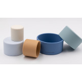 NIEBIESKA silikonowa wieża 5 el.