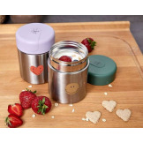 POJEMNIK termos obiadowy 315 ml Happy Rascals Heart lavender