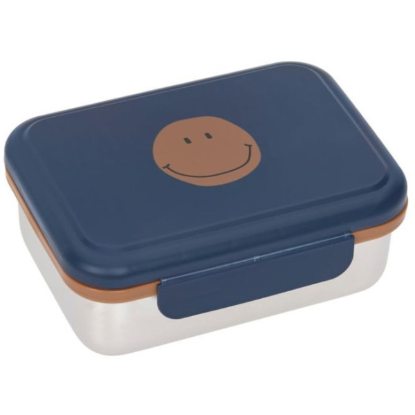 SMILE śniadaniówka ze stali nierdzewnej lunchbox Little Gang navy