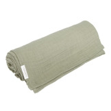 MUŚLINOWY OTULACZ 120x120 cm Olive